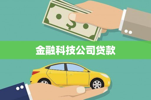 全国金融科技公司贷款