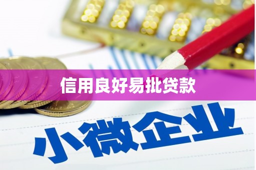 全国信用良好易批贷款