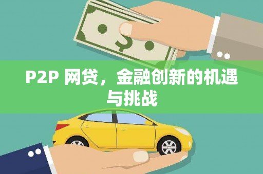 全国P2P 网贷，金融创新的机遇与挑战