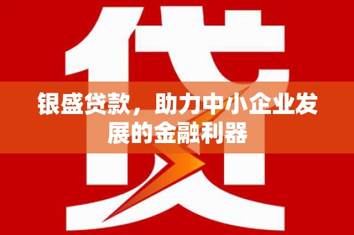 全国银盛贷款，助力中小企业发展的金融利器