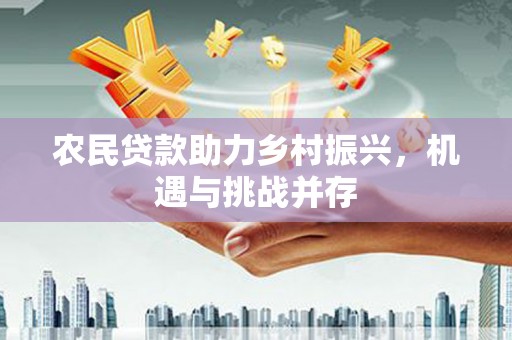 全国农民贷款助力乡村振兴，机遇与挑战并存