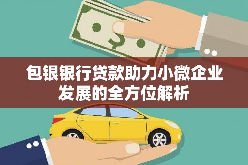 全国包银银行贷款助力小微企业发展的全方位解析