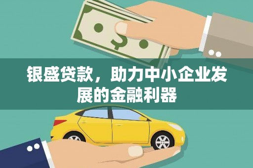 全国银盛贷款，助力中小企业发展的金融利器