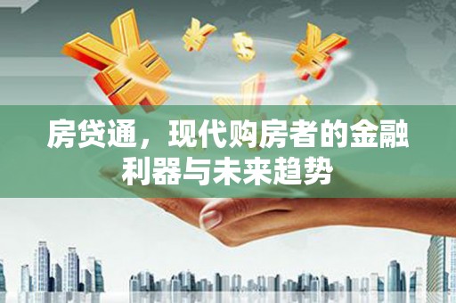 全国房贷通，现代购房者的金融利器与未来趋势