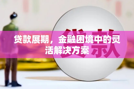 全国贷款展期，金融困境中的灵活解决方案