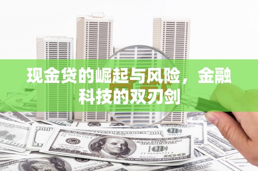 全国现金贷的崛起与风险，金融科技的双刃剑