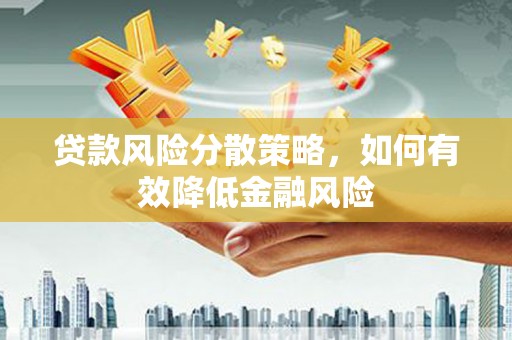 全国贷款风险分散策略，如何有效降低金融风险