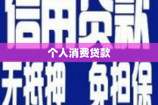 全国个人消费贷款