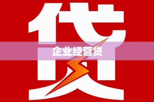 全国企业经营贷