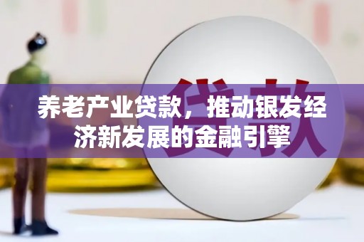 全国养老产业贷款，推动银发经济新发展的金融引擎