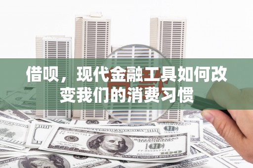 全国借呗，现代金融工具如何改变我们的消费习惯