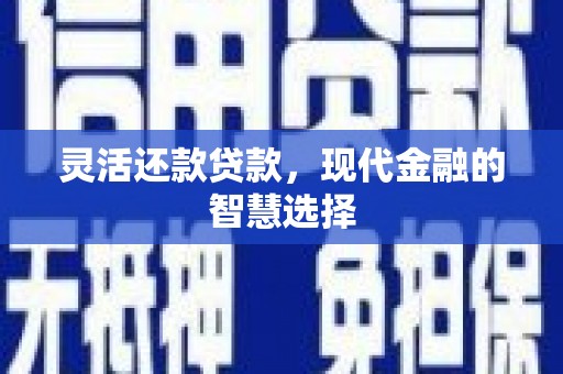 全国灵活还款贷款，现代金融的智慧选择