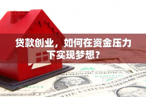 全国贷款创业，如何在资金压力下实现梦想？