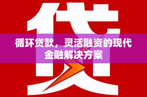 全国循环贷款，灵活融资的现代金融解决方案