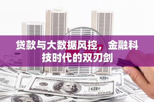 全国贷款与大数据风控，金融科技时代的双刃剑