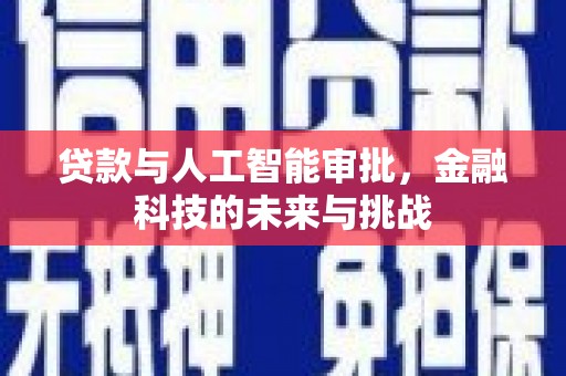 全国贷款与人工智能审批，金融科技的未来与挑战