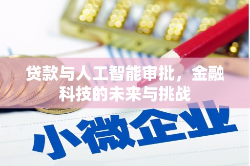 全国贷款与人工智能审批，金融科技的未来与挑战