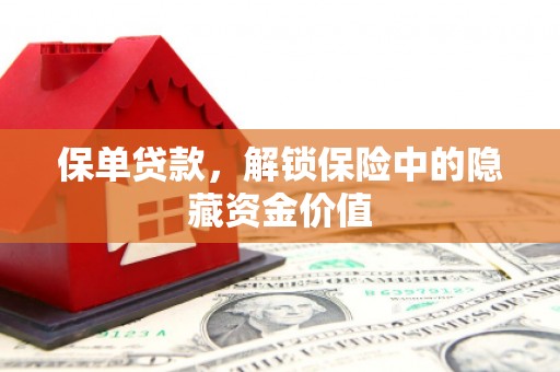 全国保单贷款，解锁保险中的隐藏资金价值