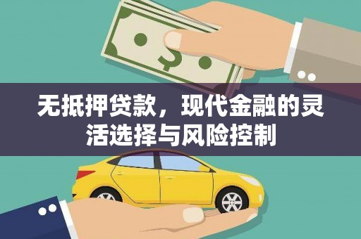 全国无抵押贷款，现代金融的灵活选择与风险控制