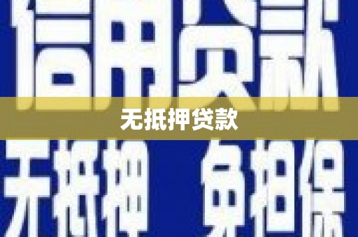 全国无抵押贷款