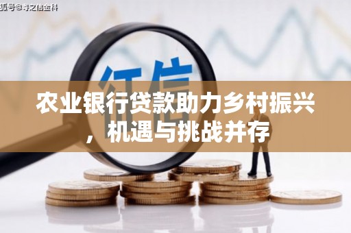 全国农业银行贷款助力乡村振兴，机遇与挑战并存