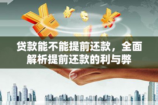 全国贷款能不能提前还款，全面解析提前还款的利与弊