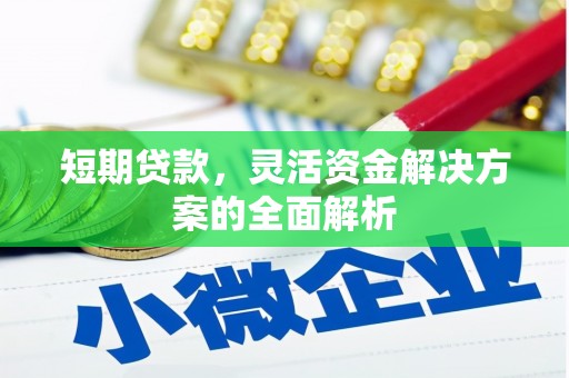 全国短期贷款，灵活资金解决方案的全面解析
