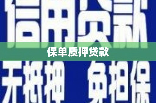 全国保单质押贷款