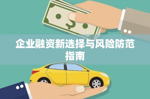 全国企业融资新选择与风险防范指南