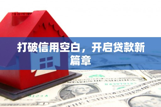 全国打破信用空白，开启贷款新篇章